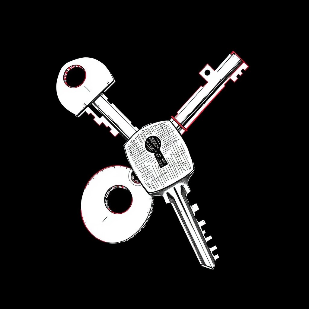 A single app icon splitting into several labeled Android package identifiers