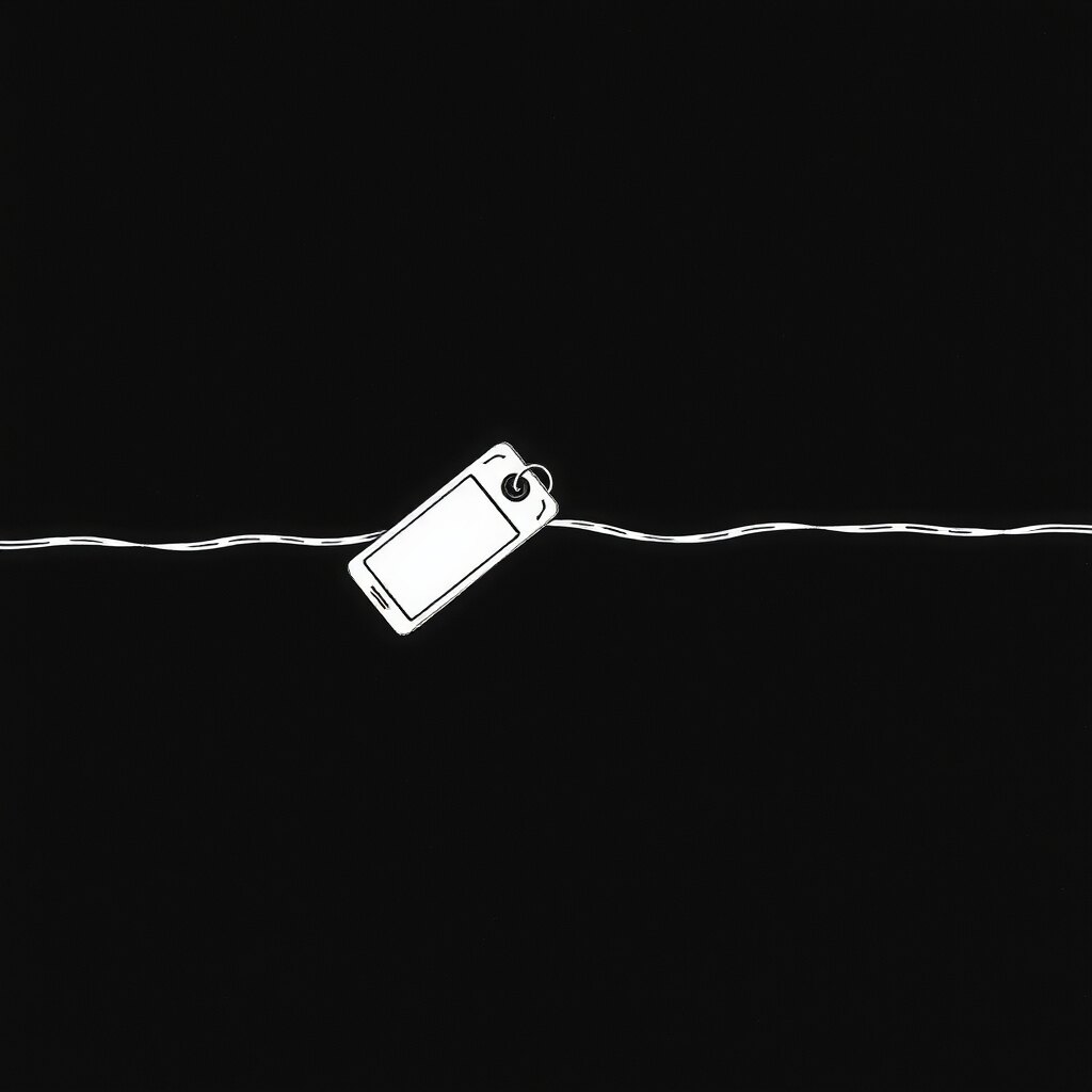 A click identifier travels toward an app icon, splitting into paths marked arrives, does not arrive and unknown